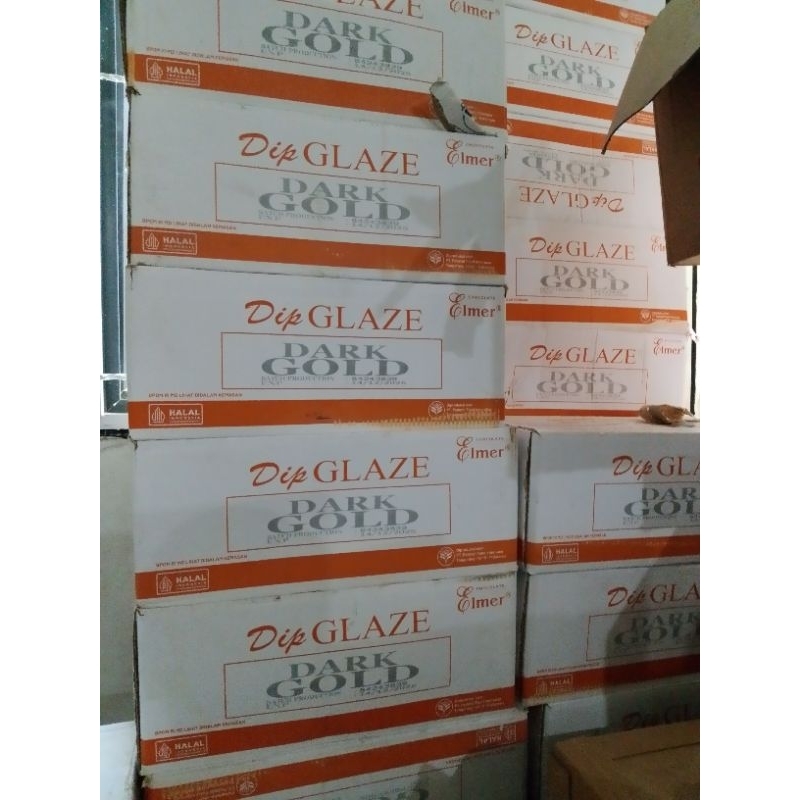 

selai coklat glaze elmer DARK GOLD 1 dus