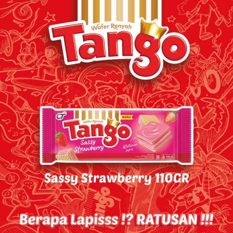 

Tango Sassy Strawberry Tango Wafer