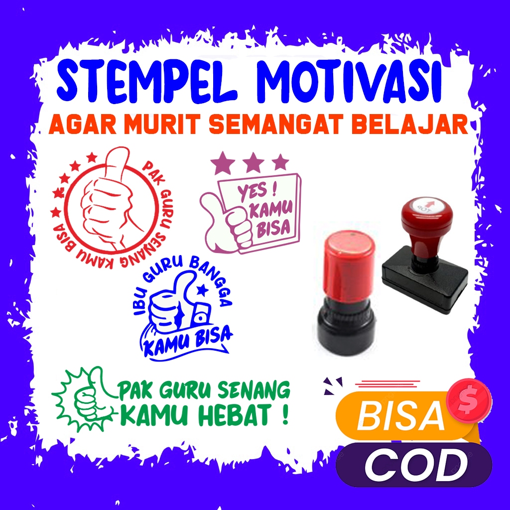 

Stempel Motivasi, Stempel Koreksi, Stemepl Custom