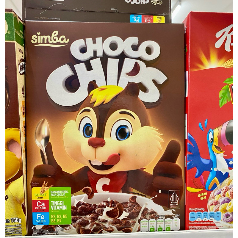

simba sereal choco chip coklat 150 gram