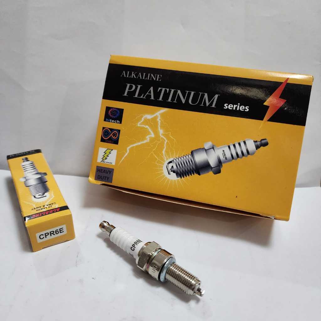 Busi Platinum CPR6E Alkaline Supra X 125, Blade, Revo, Karisma