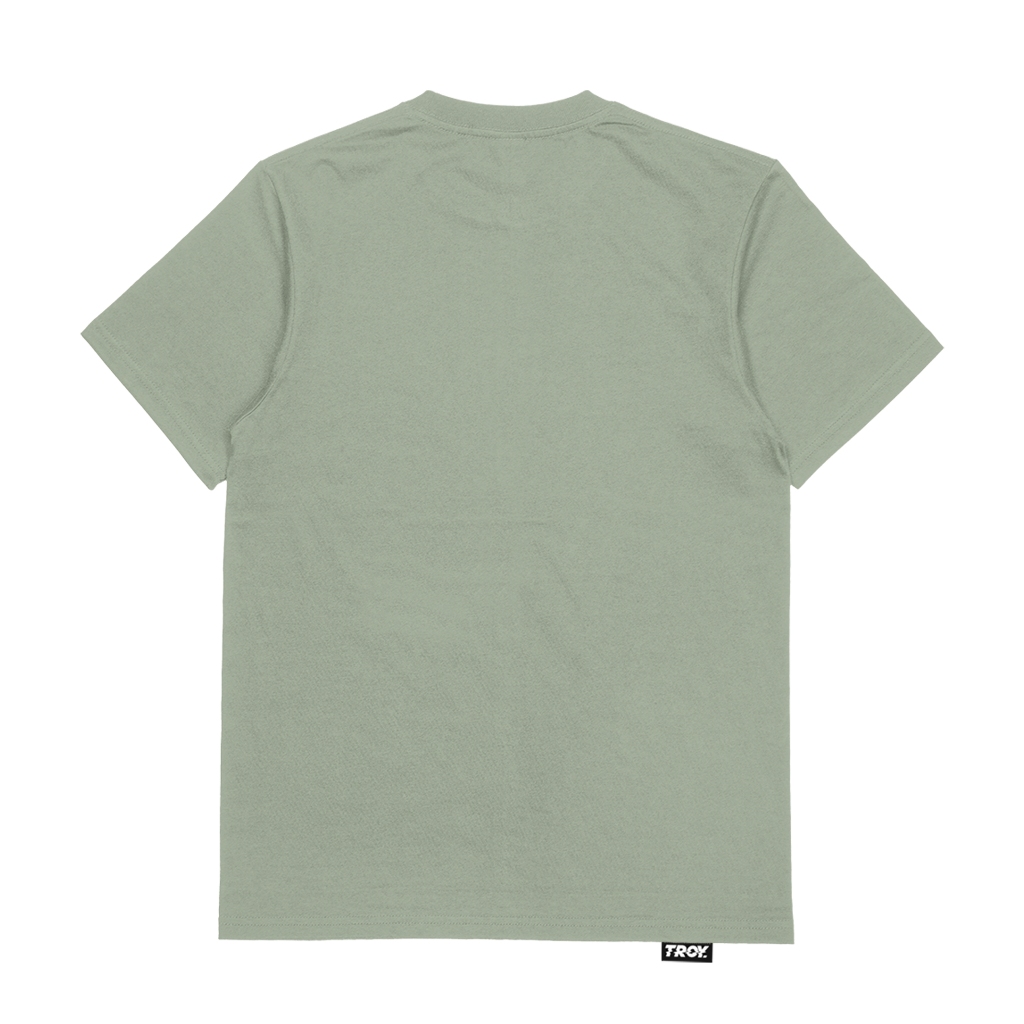 Troy Company Tshirt Sage Green Proud - Kaos Lengan Pendek Kaos Hijau Sage MTD 2973