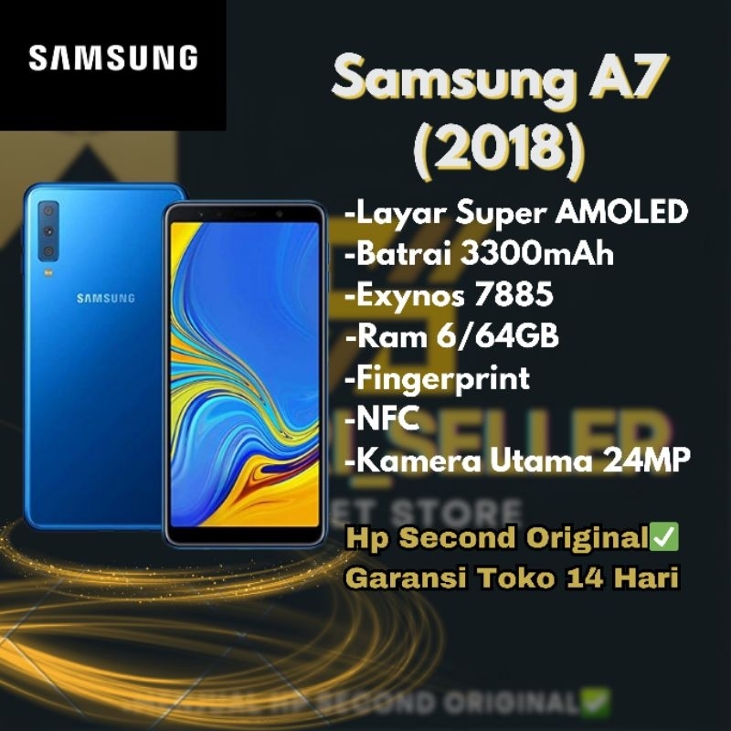 Samsung A7 2018 Ori Sein SECOND ori