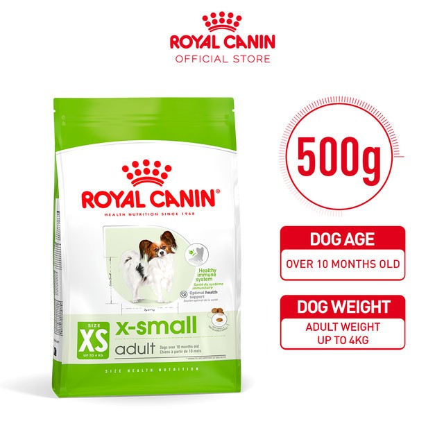 Royal Canin Adult Xsmall 500 gr - Makanan Anjing X-Small Dog - Makanan Anjing Chihuahua Mini Pom Poo