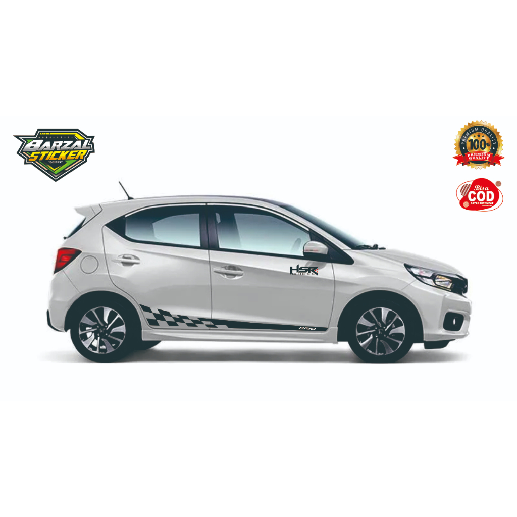STICKER SAMPING MOBIL HONDA BRIO STICKER ALL NEW BRIO AKSESORIES HONDA BRIO