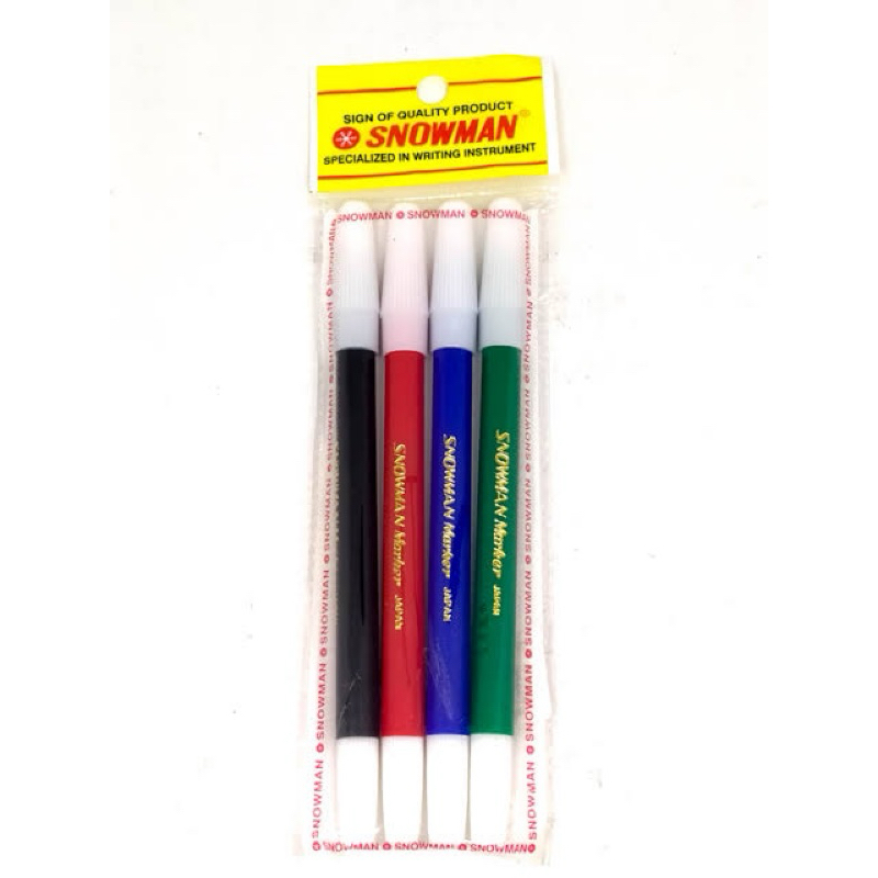 

SPIDOL WARNA PENCIL MARKER SNOWMAN - SIGN PEN PW-4