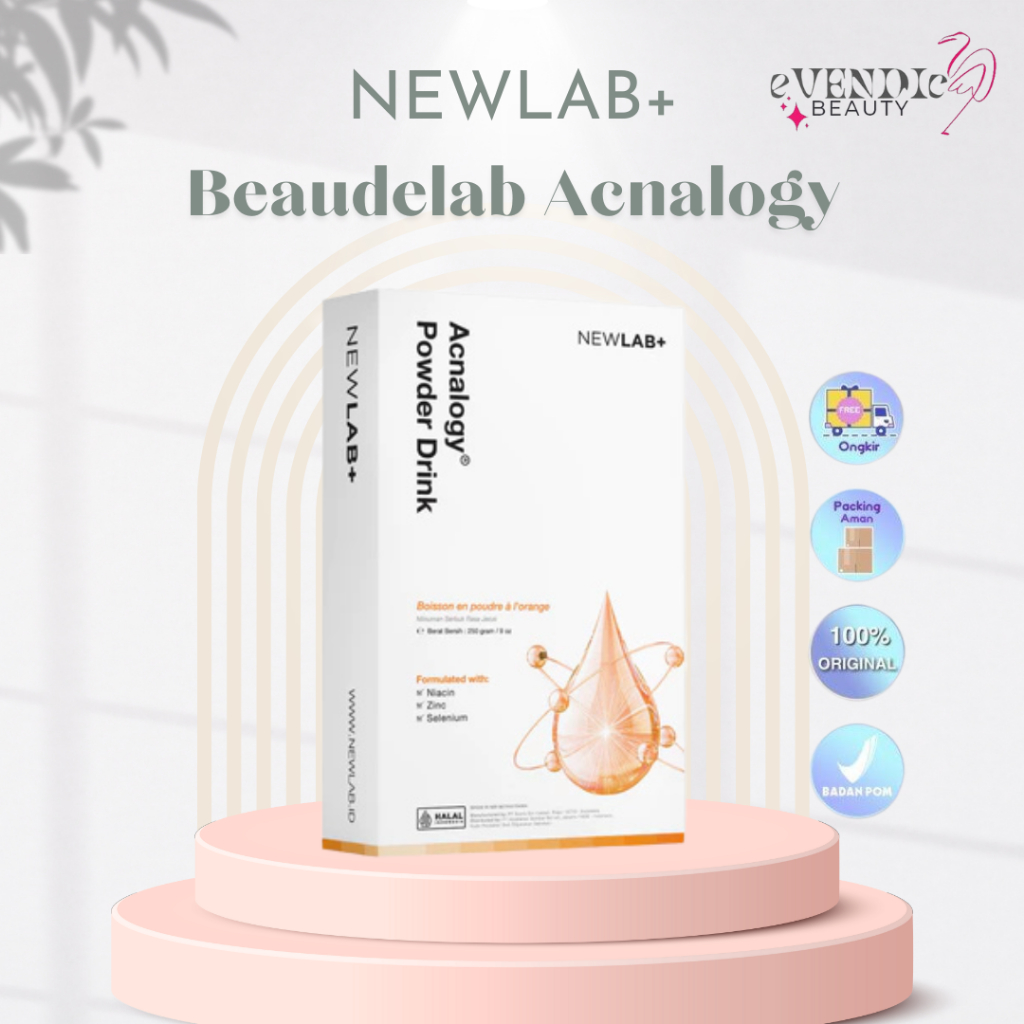 NEWLAB Beaudelab Acnalogy Powder Drink | Obat Minum Jerawat | Minuman Antioksidan | Penghilang Bekas