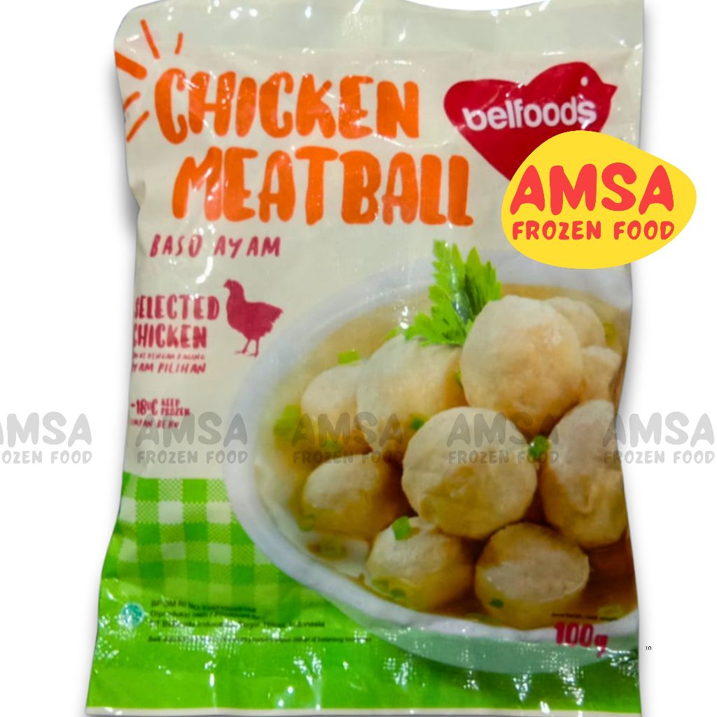 

Belfoods Chicken Meatball/Baso Ayam 100 gr