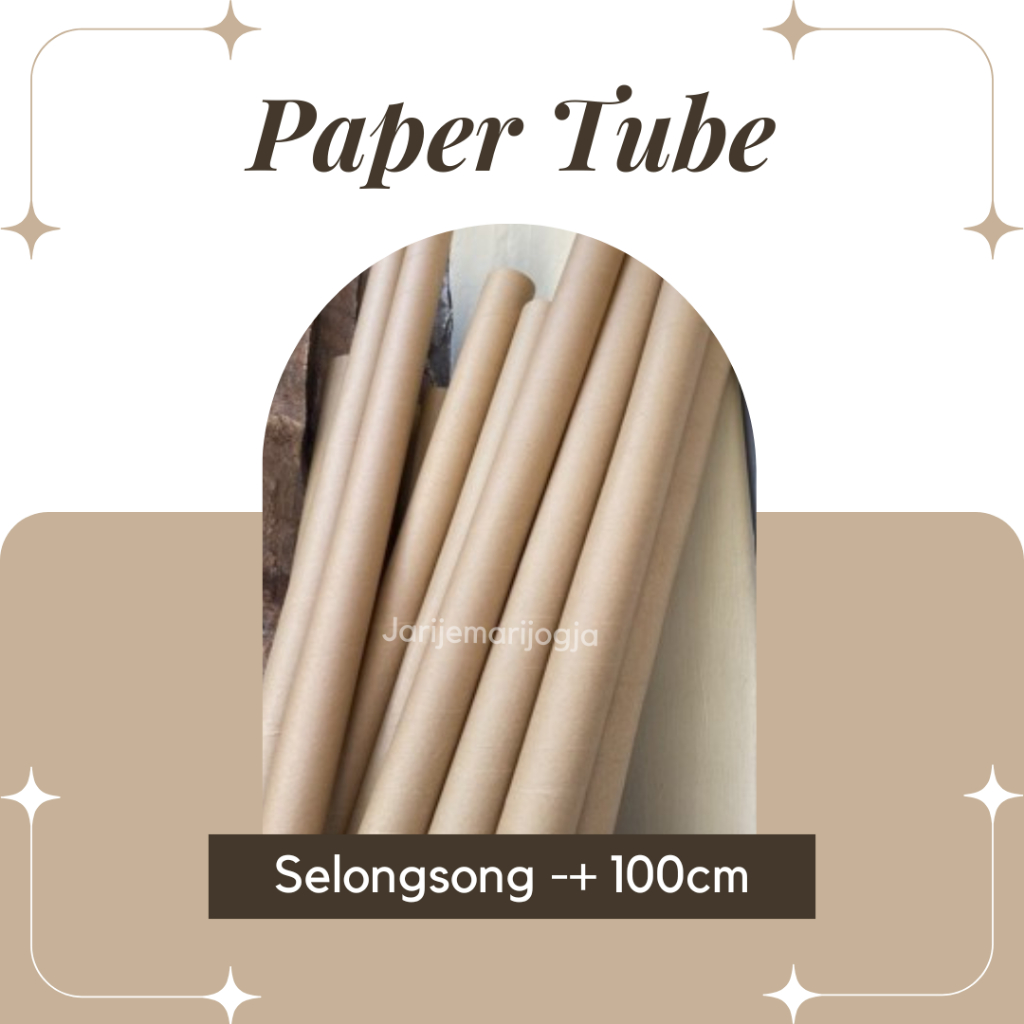 

Paper Tube Selongsong -+100cm untuk Kertas Foto Poster Stiker / Kardus Paper Core Sticker / Tabung Packing diameter 3CM / paper tube untuk packing kertas foto