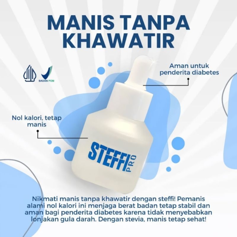 

STEFFI PRO PEMANIS SEHAT ALAMAI PENGGANTI GULA EKSTRAK DAUN STEVIA PARAGUAY 100% ORIGINAL BY IPPHO SANTOSA