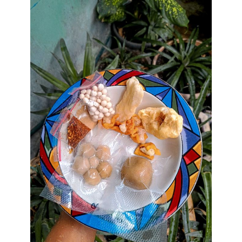 

Baso aci ayam suwir / Baso aci ayam suwir pedas jumbo / Baso aci pedas ayam suwir