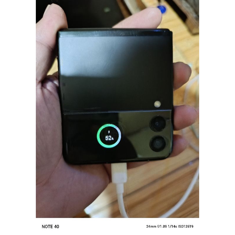 lcd depan samsung z flip 3