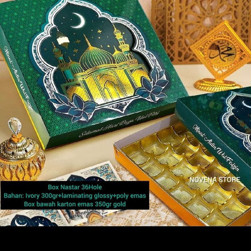 

BOX NASTAR LEBARAN 36 HOLE KOTAK DUS NASTAR IDUL FITRI 36 LUBANG