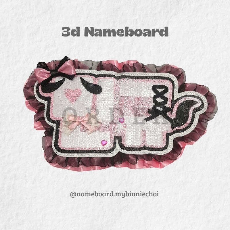 Kpop nameboard fanboard slogan custom | nct, treasure, blackpink, plave, the boyz, riize