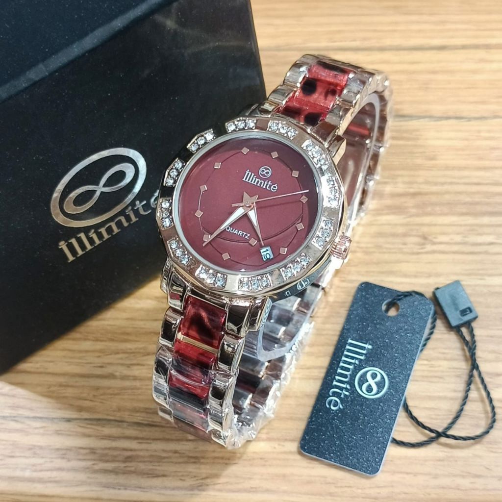 Jam Tangan Wanita ILLIMITE Rantai Besi