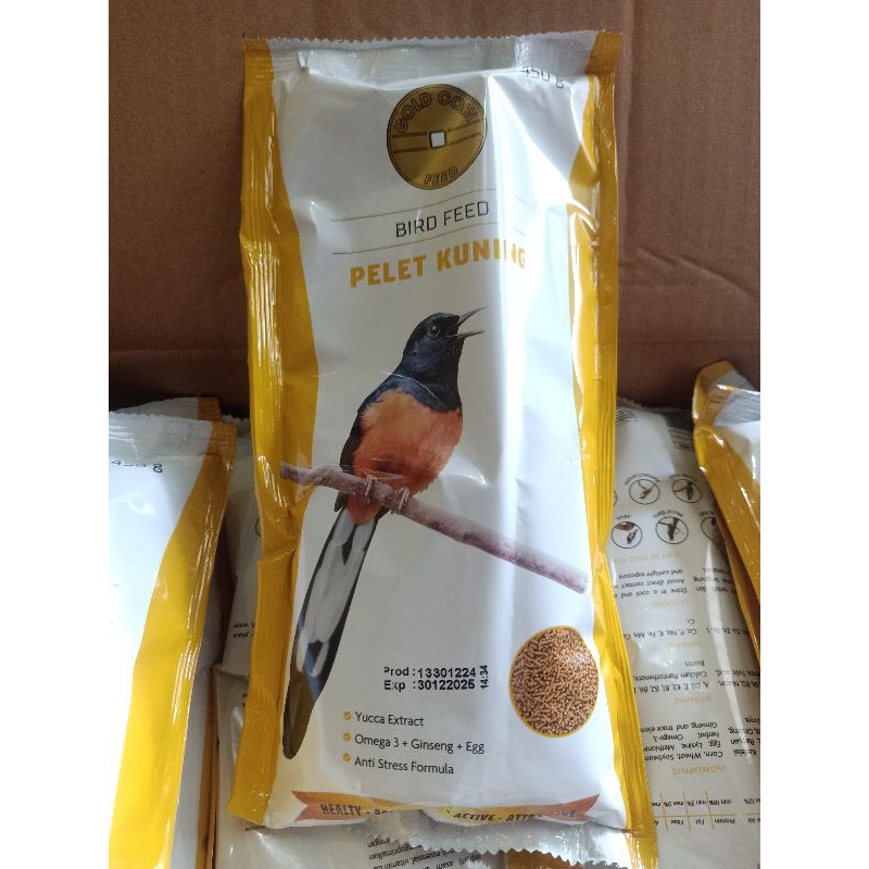 PAKAN BURUNG GOLDCOIN  KUNING MURAI