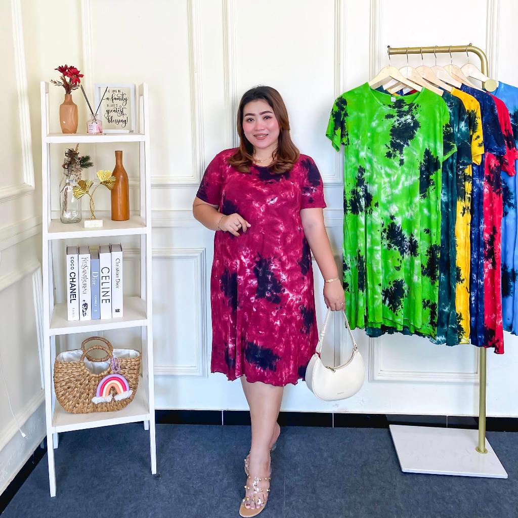 Obral Daster Tidie Random Motif Jumbo Kain Kaos Rayon Kekinian