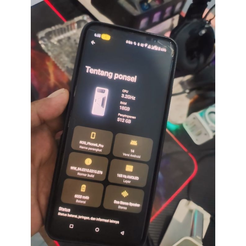 Rog phone 6 PRO 18/512 GB Second