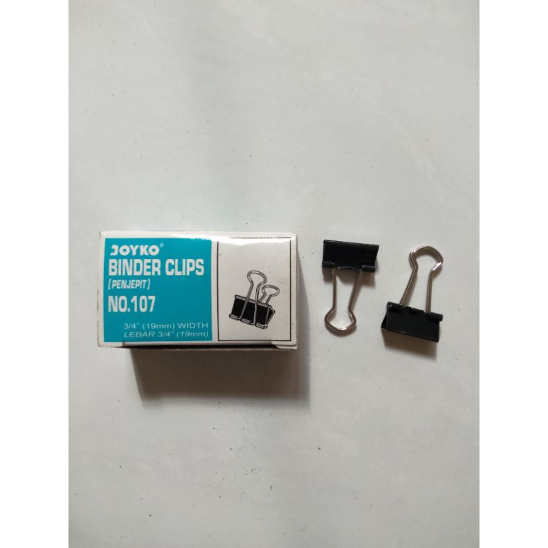 

(1 Pak) Binder Clip Joyko No. 107