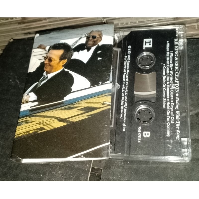 Kaset Pita:B.b king&Eric Clapton- Ridding with the king