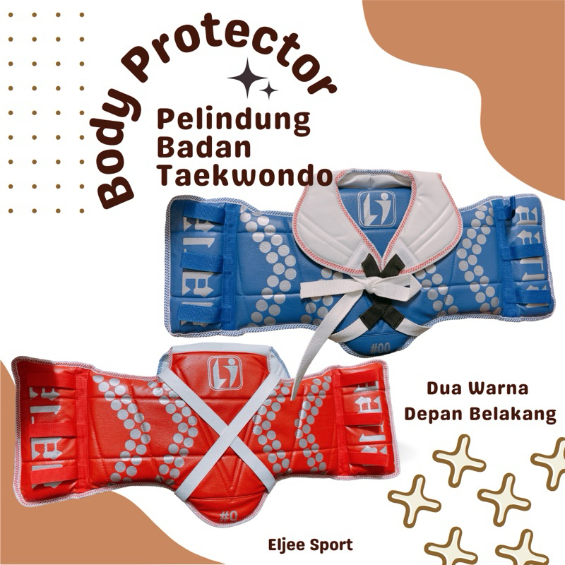 Body Protector / Pelindung Badan Taekwondo Eljee Sport