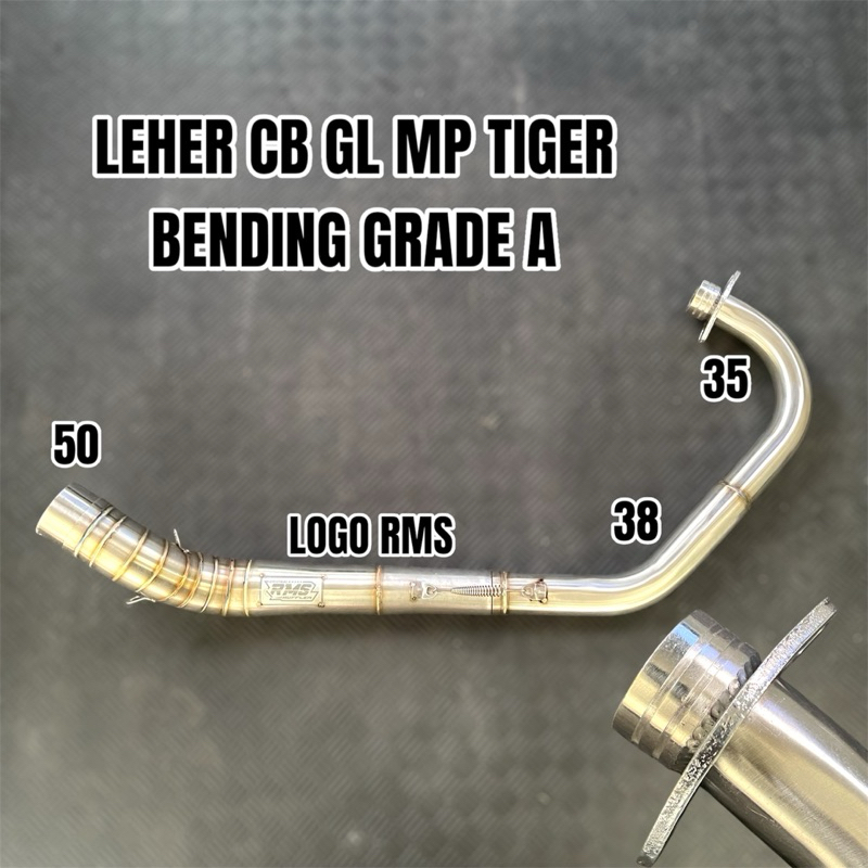 Leher cb gl mp tiger grade A bending rms muffler 35 38 50