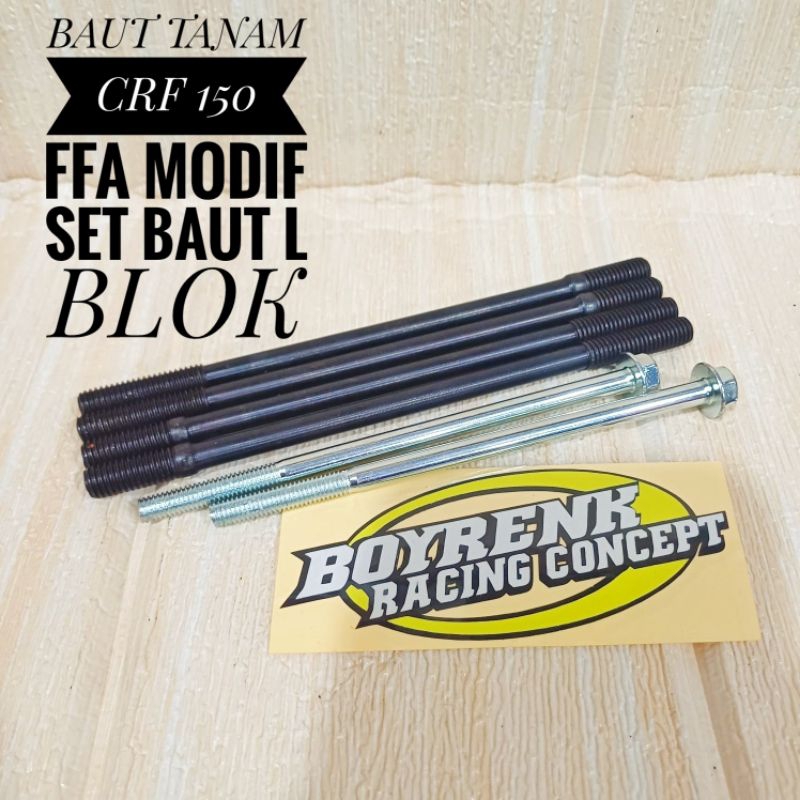 BAUT TANAM CRF150 MODIF KRUK AS LANGKAH  68 70 - BOYRENK