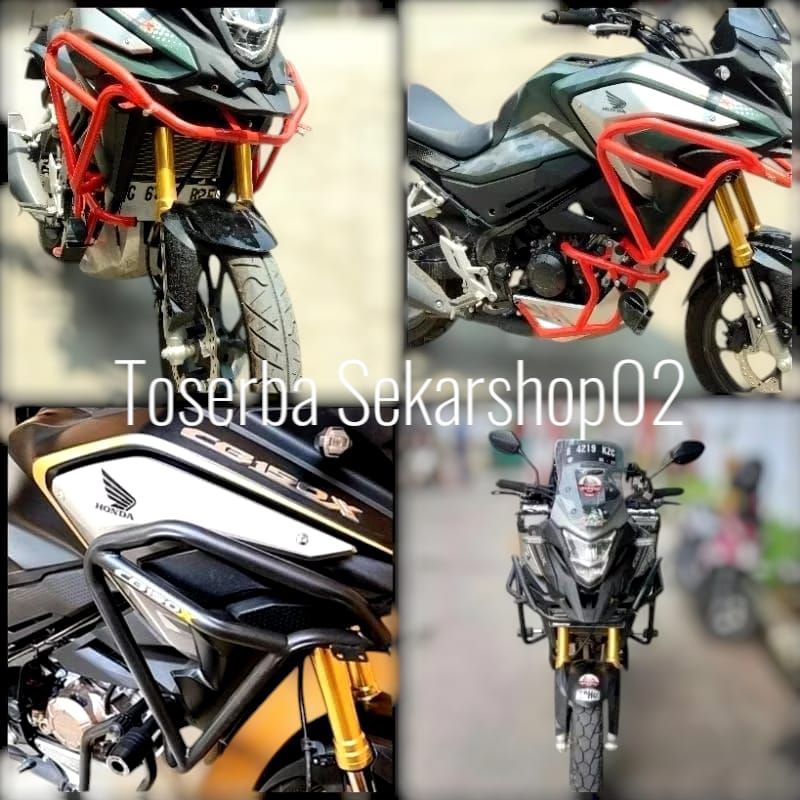 Crashbar Tubular CB 150X Pelindung frameslider Cb150x Full Body cbx 150