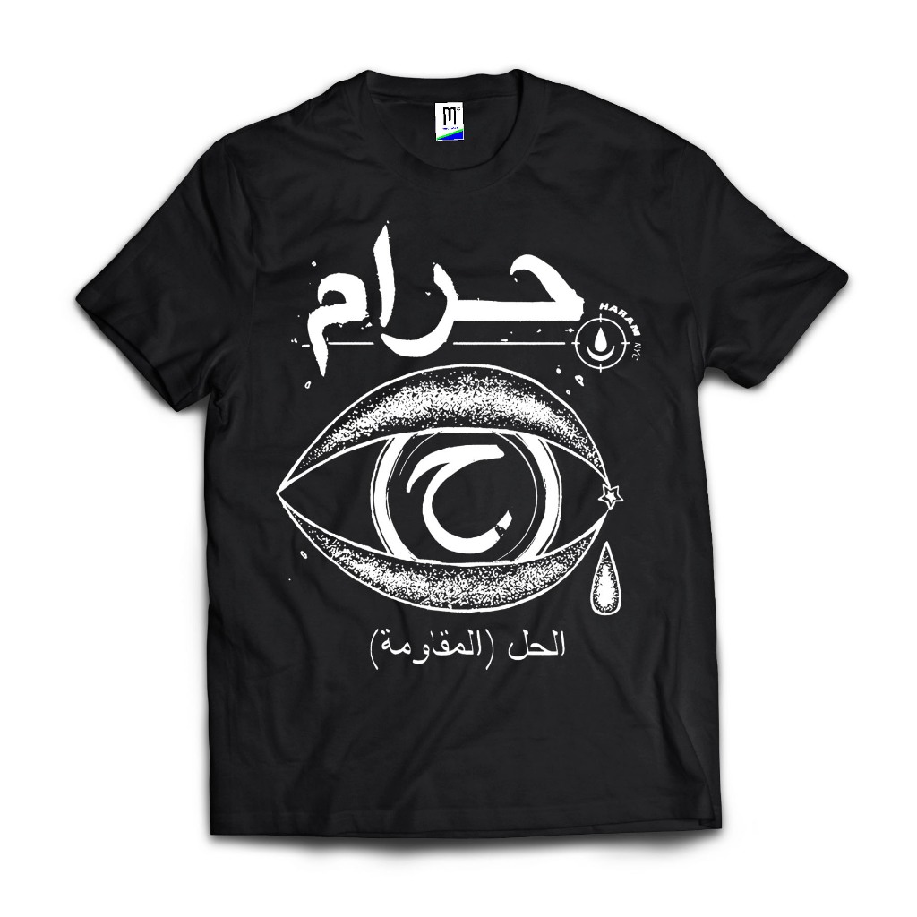 T-shirt Kaos HARAM NYC   | Tag Merch cons | Kaos musik | kaos band | Bootlag |