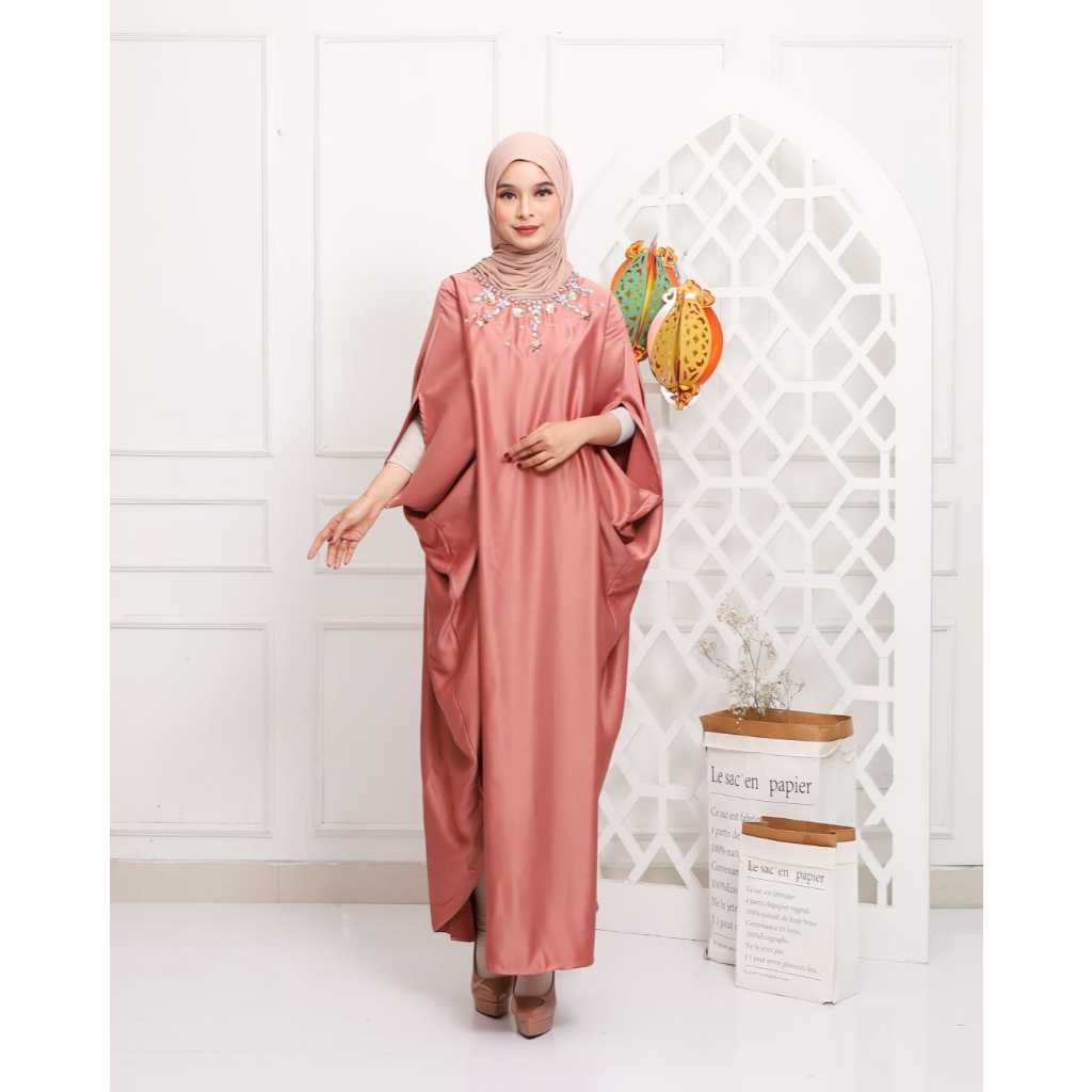 Dandelion Kaftan - Dress Brukat - Dress Kondangan - Dress Wisuda
