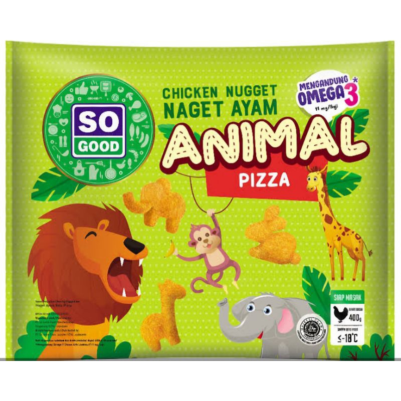 

So Good Chicken Nugget Animals 400gr