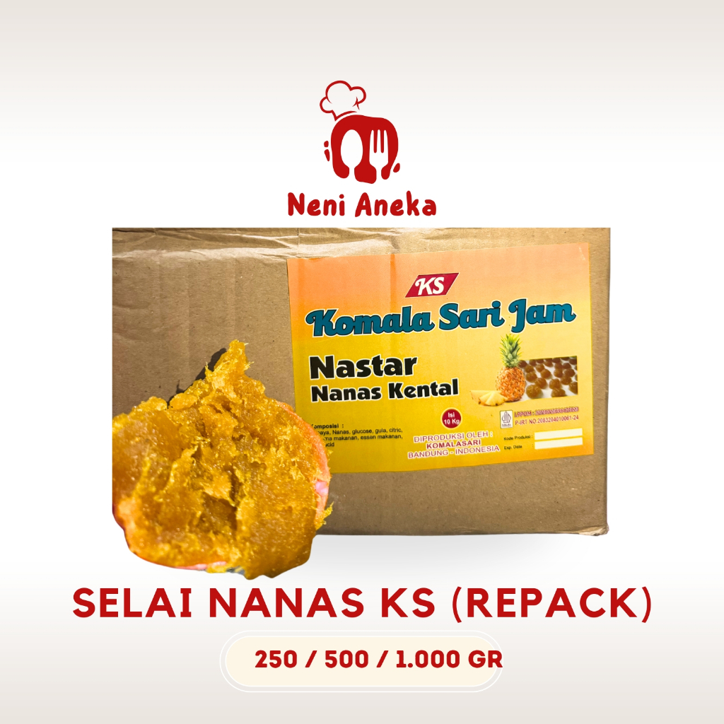 

Selai Nastar Nanas Komala Sari - 250 / 500 / 1.000gr (Repack)
