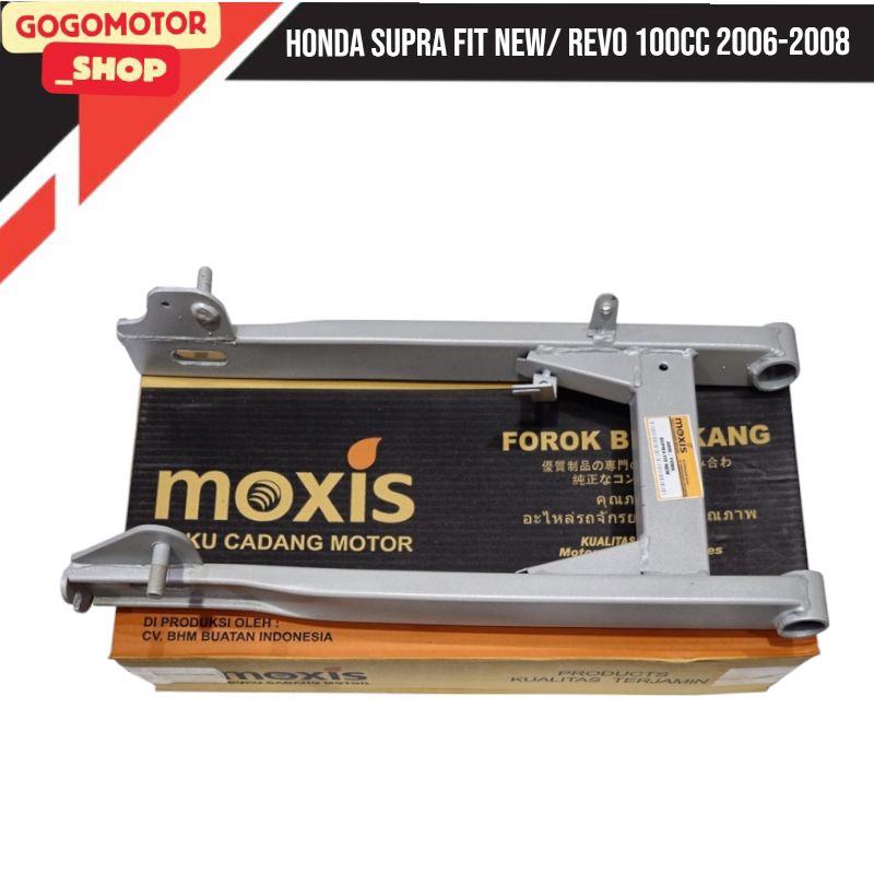 Swing Arm Forok lengan ayun Belakang silver Honda Supra fit new Revo 100cc 2006-2008