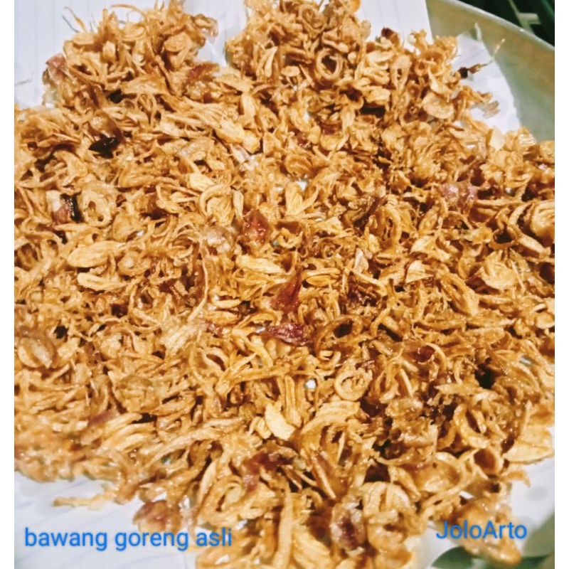 

Bawang Goreng Murni Asli bawang brebes renyah