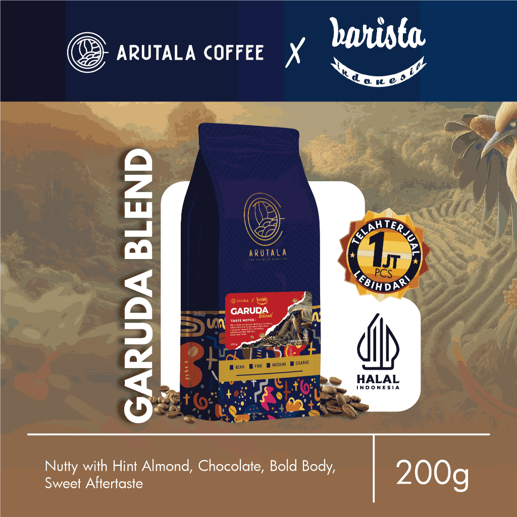 

ARUTALA x Barista Indonesia Garuda Blend 200 gram