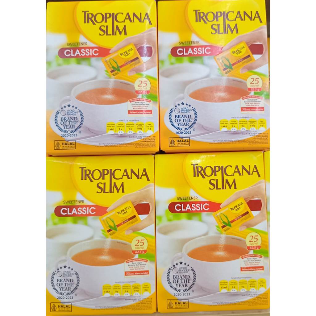 

Tropicana Slim Sweetener & Diabtx Classic 25 Sachet / Pemanis Rendah Kalori Untuk Diabetes dan Diet
