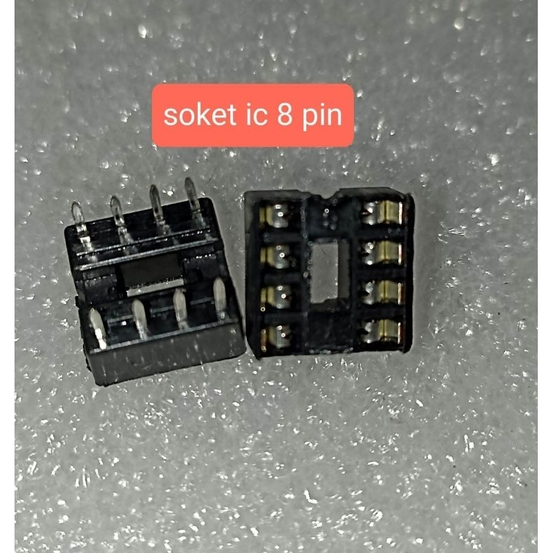 5BUAH SOKET IC 8PIN SOCKET IC 8 KAKI 8 PIN SOKET ADAPTER IC 8  PIN  2 X4