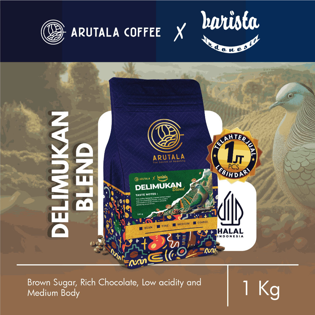 

ARUTALA x Barista Indonesia Delimukan Blend 1KG