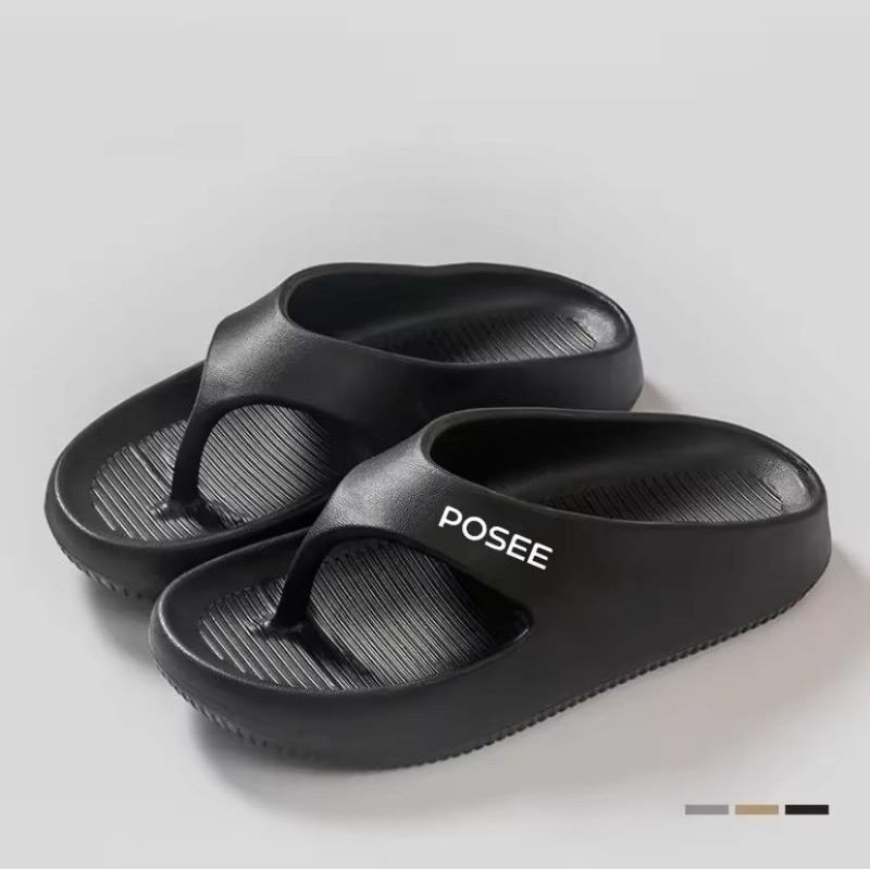 sandal posee sandal jepit posee pria-wanita terbaru sandal jepit full karet anti licin