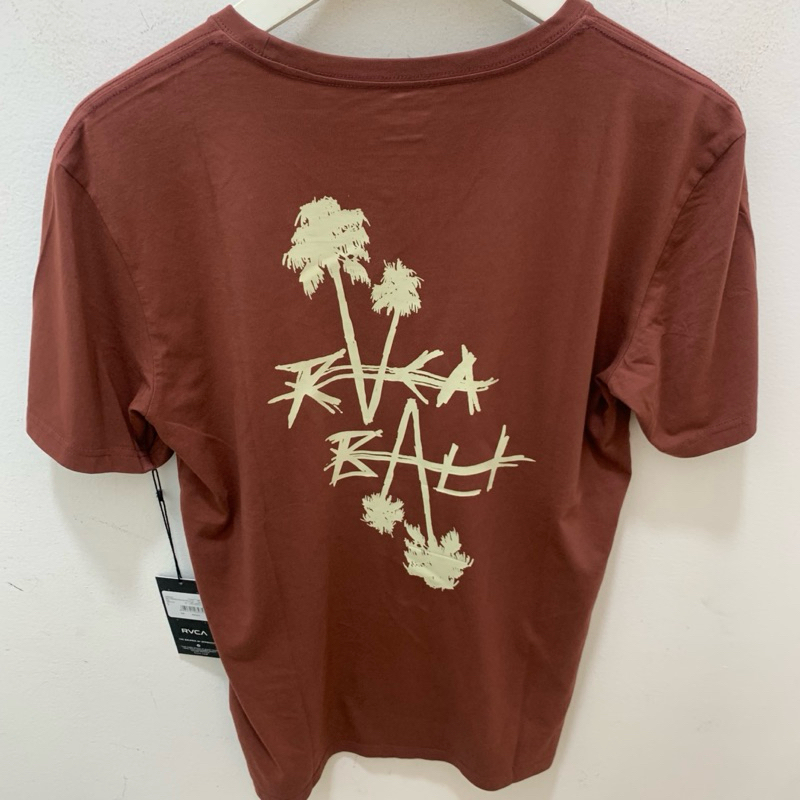 Kaos Pria Rvca Original Bali Crossed Palm Rde New