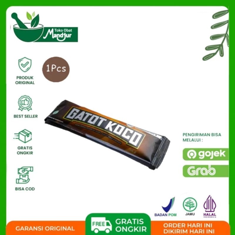 

Gatot Kocok 1pcs dR HEN - Kopi Gatot Koco Exp 1126 ( 1 BOX = 5 SACHET )