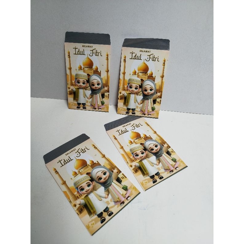 

amplop lebaran karakter AI, 1 pack isi 50 pcs