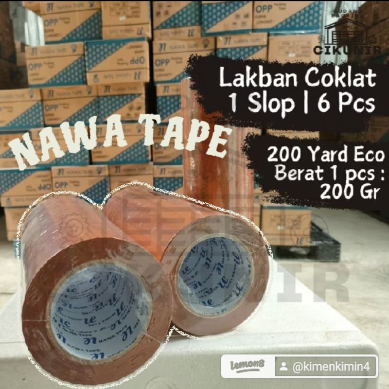 

LAKBAN COKLAT 45MMx200YARD 6 PCS TERMURAH