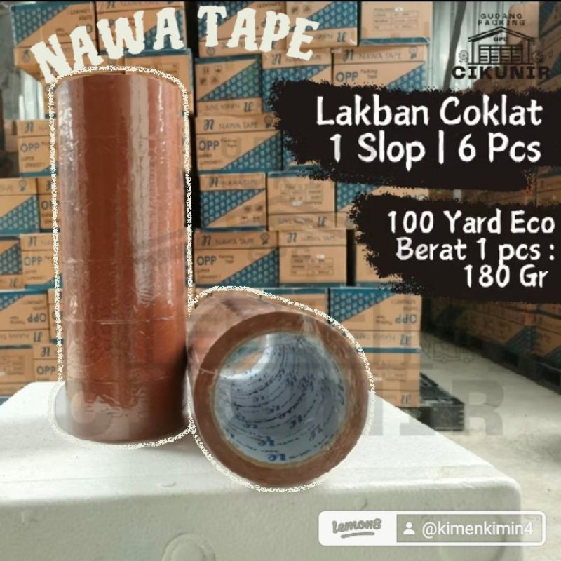 

LAKBAN COKLAT 45MMx100YARD 6 PCS TERMURAH