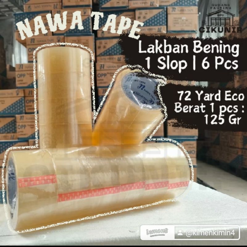 

LAKBAN BENING 45MMx72YARD 6 PCS TERMURAH