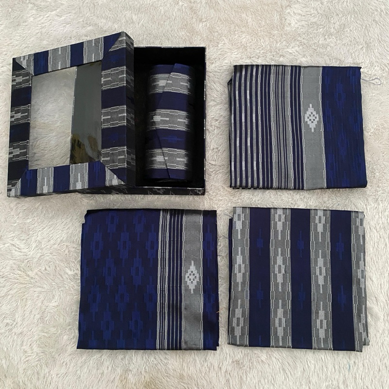 Kain Tenun Sarimbit/Couple Sutra Khas “Bugis” Sengkang, Makassar (Suami Istri) Limited Edition