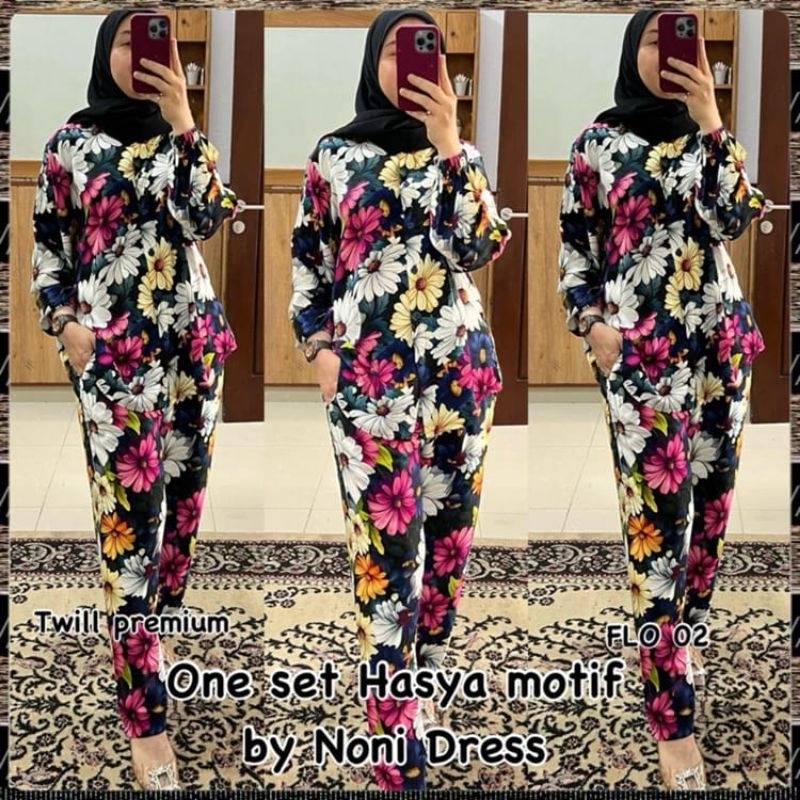 setelan hasya noni dress