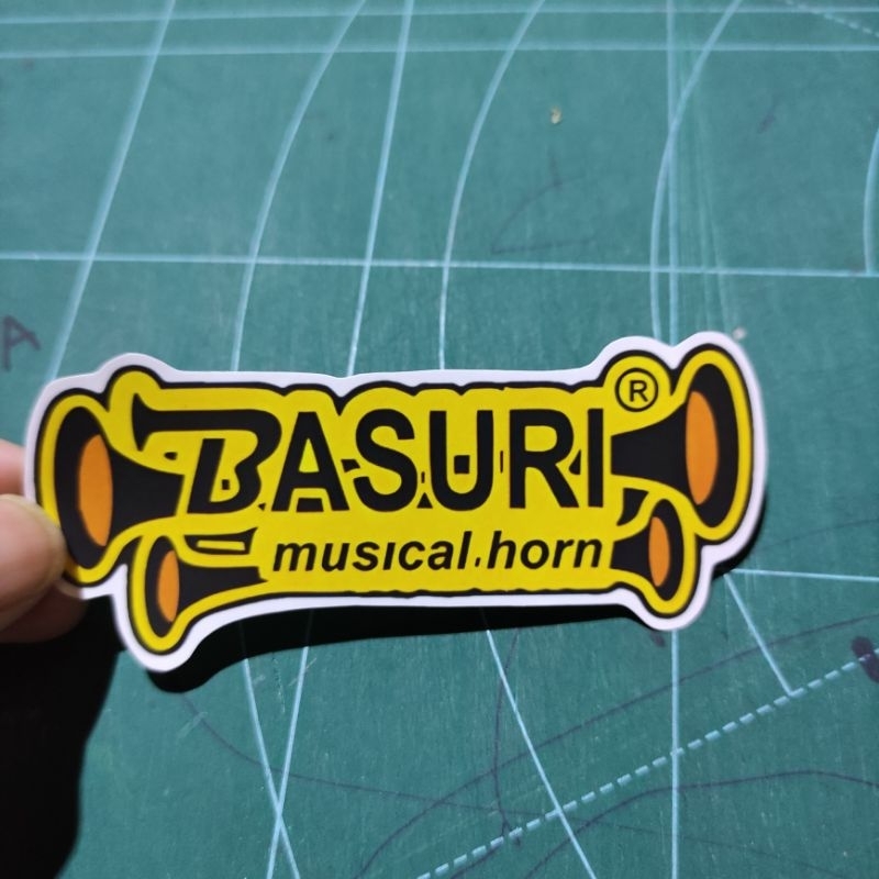 

Sticker Basuri Ukuran 10cm Anti Air