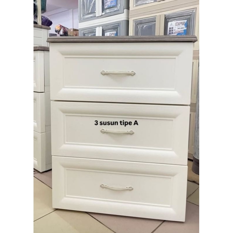 Lemari Plastik Olymplast  Classic / Lemari  Laci Serbaguna