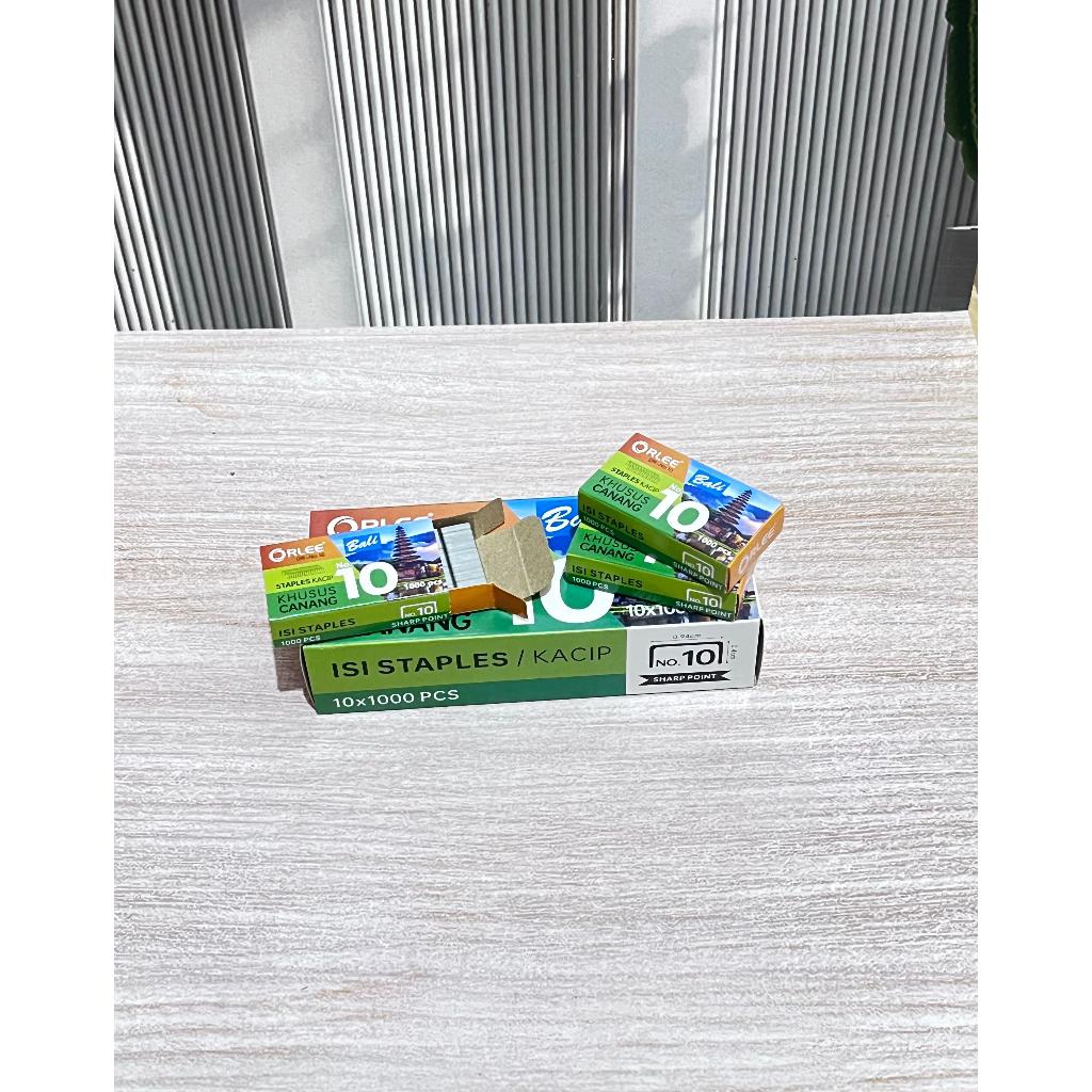 

Isi ulang staples merk Bali isi 10.000pcs